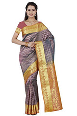 RR Women's Resham Silk Powerloom Saree (RR-BBB001-MAGENTA)