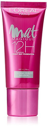 L'Oreal Paris Mat Magique 12H Mat Foundation, G1, 30g