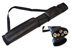 2x3 Hard Oval Billiard Case 2Butts 3Shafts Carry Pool Cue Stick - Cue Case