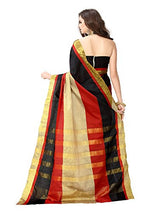 Glory Sarees Women's multi color saree jari101
