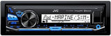 JVC KD-X33MBS Mechless Bluetooth Marine Radio and two pairs of CS-DR6201MW 6.5" White Marine Coaxial Speakers