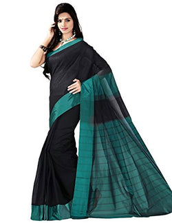 E-Vastram Women's Raw Silk Saree(MSATG_Green)