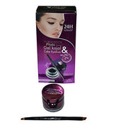New 7 Heaven's Long Lasting and smudgeproof Gel Kajal / Eyeliner And Cake Eyeliner 2 In 1 4g+3g