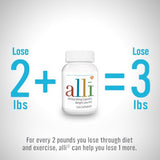 alli Orlistat FDA Approved 60 milligram Weight Loss Aid, 120 Capsules