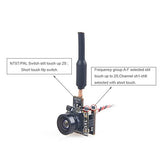 Crazepony FPV Micro AIO Camera 5.8G 40CH 25mW Transmitter with Y Splitter for FPV Drone like Blade Inductrix etc
