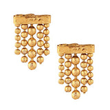 Dancing Girl Golden Metal Multi-Strand Necklace For Girls