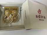 Dancing Girl 4 Colour Combo Pearl Earring : White, Black, Blue, Pink Baea0332C4 For Women