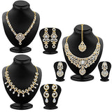 Sukkhi Gold Plated Necklace Set Combo For Women
