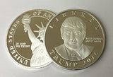 Donald Trump 2016 Silver Plated Presidential Liberty Replica Coin