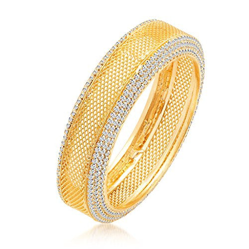 Sukkhi Astonishing Gold Plated AD Kada for Women