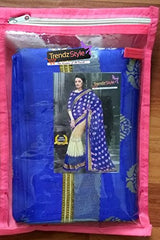 Trendz Cotton Silk saree(TZ_Nakshtra_Blue)