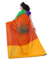 Glory Sarees Women's Bhagalpuri Art silk saree morepankhklp