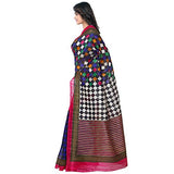 Glory Sarees Women's Bhagalpuri Silk Saree (kalapi24_Blue)