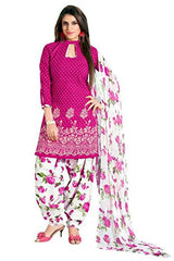 Sky Global Women's Unstitched Salwar Suit Dress Material (Dress_832_FreeSize_Pink)