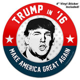 Donald Trump, Up Yours Hillary ~ Anti Hillary Men's T-shirt Small (Blue)