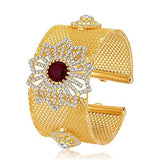 Sukkhi Fashionable Gold Plated AD Kada For Women