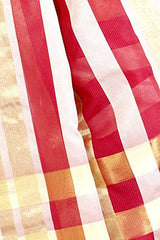 Chandrakala Women's Banarasi Cotton Silk Saree(Red)