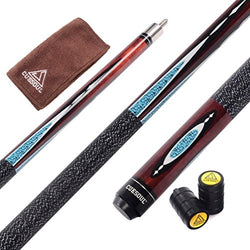 CUESOUL Billiards 58-Inch 19 Oz Canadian Maple Pool Cue Billiard Stick with Joint Protector 11.5mm Glue on Tip TB04-11.5mm tip