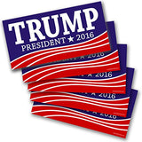 10 Donald Trump Mike Pence Bumper Stickers - 2 designs - 2016 By Button Deli and Marsh Enterprises