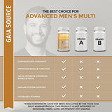 Gaia Source - Advanced Men's Multi - Daily Multi-Vitamin For Men - 90 Count - 30 Day Supply