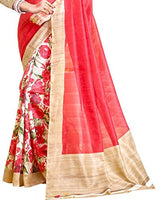 Trendz Women's Cotton Silk Saree (TZ_Sanskruti_Red)