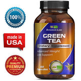 Weight Loss Supplement with Green Tea + EGCg With Polyphenols and Antioxidants - Boosts Metabolism and Burns Fat - Pure Natural Capsules For Men and Women By Biogreen Labs - 500 mg