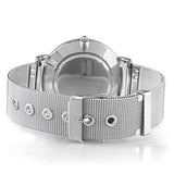 Alienwork Classic St.Mawes Quarz Armbanduhr elegant Quarzuhr Uhr modisch Zeitloses Design klassisch silber Metall U04916G-01