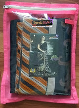 Trendz Women's Cotton Silk Saree (TZ_Black_Beauty__Black_Free Size)