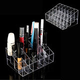 Lifestyle You 24 Compartment Luxurius Clear Acrylic Makeup Organiser Lipstick Holder Case ,2 Pieces