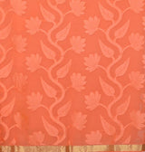 Mimosa Women's Traditional Chiffon Silk Saree Kanjivaram Style With Blouse Color:Peach(3354-2004-CF-PEACH )