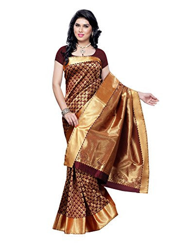 Mimosa Silk Saree (Krt-Blkmarun _Marun)