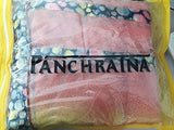 Panchratna Women'S black and cream georegette and net ethnic saree...