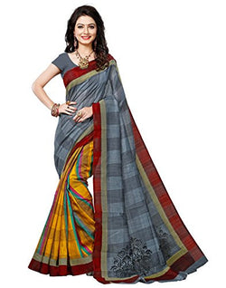 E-Vastram Women's Saree (ANGOORI3_Mustard)