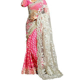 Sareeshop Women's Georgette Saree (ZoyaPink_Pink_Free Size)
