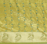 RR Women's Resham Silk Powerloom Saree (RR-BBB002-BOTTLE GREEN)