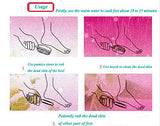 4 in 1 Multi use Pedicure Paddle Brush - 4 Step Pedicure (Cleanse, Scrub, File and Buff) - (Color may vary)