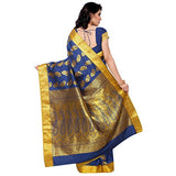 Varkala Silk Sarees Silk Kanchipuram Saree With Blouse Piece (SS3117RB_Royal Blue)