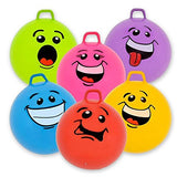 Silly Face 34" Hippity Hop Jumping Hop and Exercise Balls (Pink)