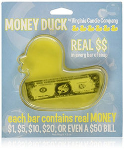 Duck Money Soap: Each Bar Contains a Real US Bill - Up to $50