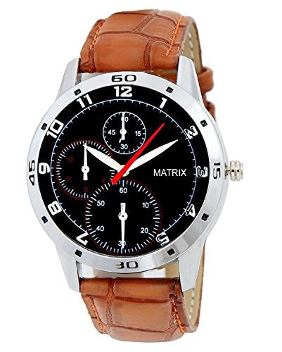 Matrix Analog Black Dial Men's Watch-WCH-138