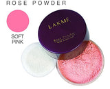 Lakme Rose Face Powder, Soft Pink, 40 g