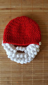 Bearded Baby hat - Funny Children's Hat - Toddler Winter Hat Baby Photo Prop FREE SHIPPING IN US