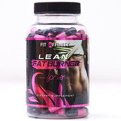 Fit Affinity Lean Fat Burner Pills for Her - 45 Day Supply (90 Capsules)
