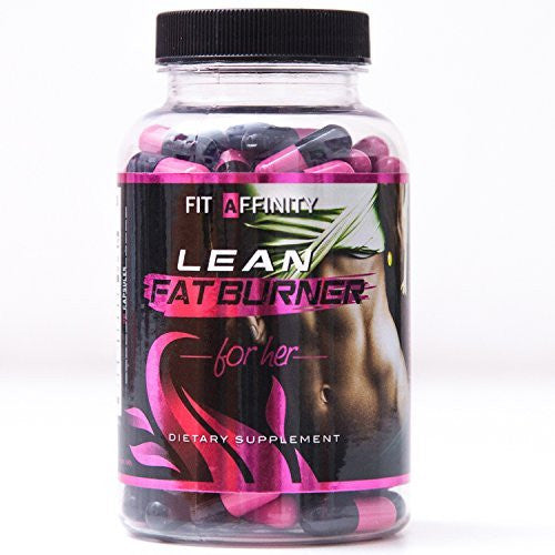 Fit Affinity Lean Fat Burner Pills for Her - 45 Day Supply (90 Capsules)