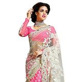 Sareeshop Women's Georgette Saree (ZoyaPink_Pink_Free Size)