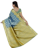 RR Women's Resham Silk Powerloom Saree (RR-CBB001-SKYBLUE)