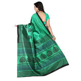 e-VASTRAM Womens Art Mysore Printed Silk(NS2D_Green)