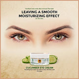 NuNutrients - Cucumber Eye Cream - Soothing Eye Cream for Dark Circles, Wrinkles, and Firmness