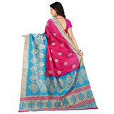 e-VASTRAM Womens Art Mysore Printed Silk(NS4A_Pink)