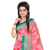 Glory Sarees Women's Bhagalpuri Art Cotton Saree(vnart26_pink)